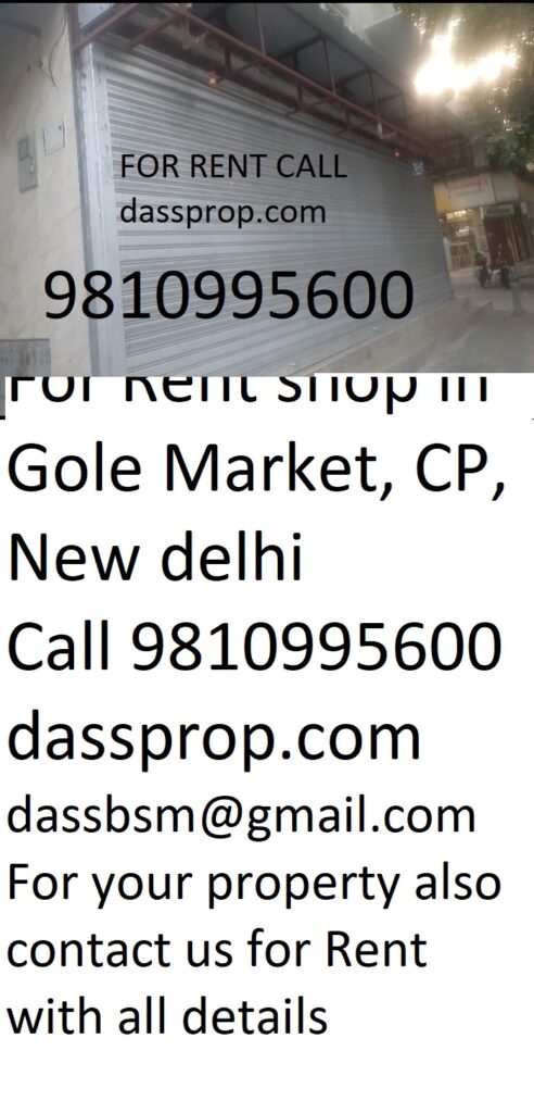 on Main Road With30 feet Front on Main Road Gole Market, Connaught Place, New Delhi for Rent for sale Counter