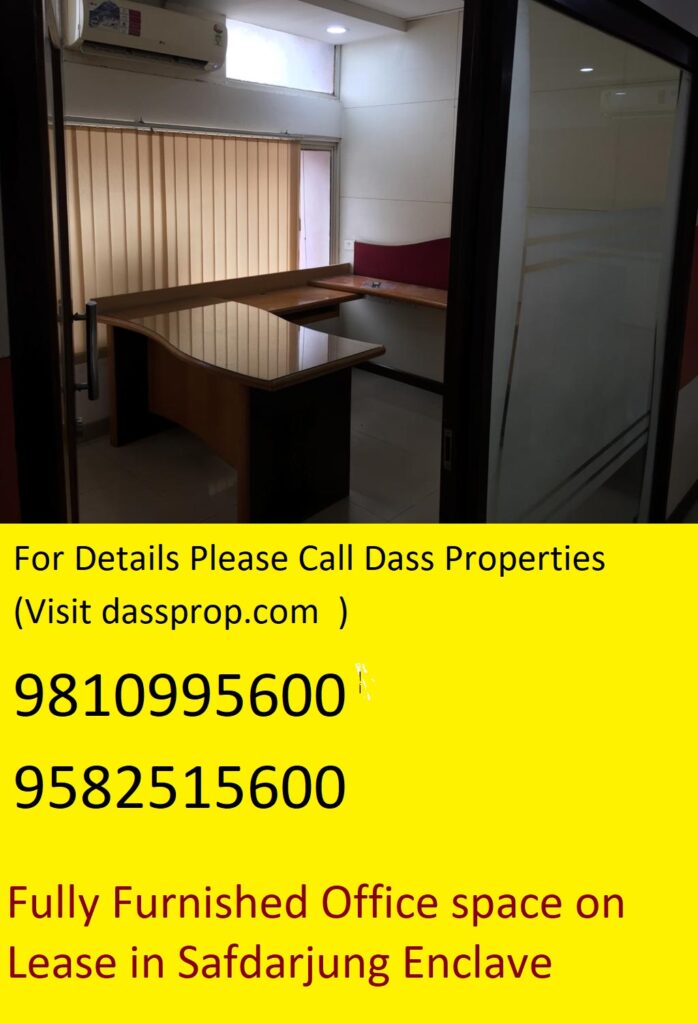 Fully Furnished Office space on Lease in Safdarjung Enclave