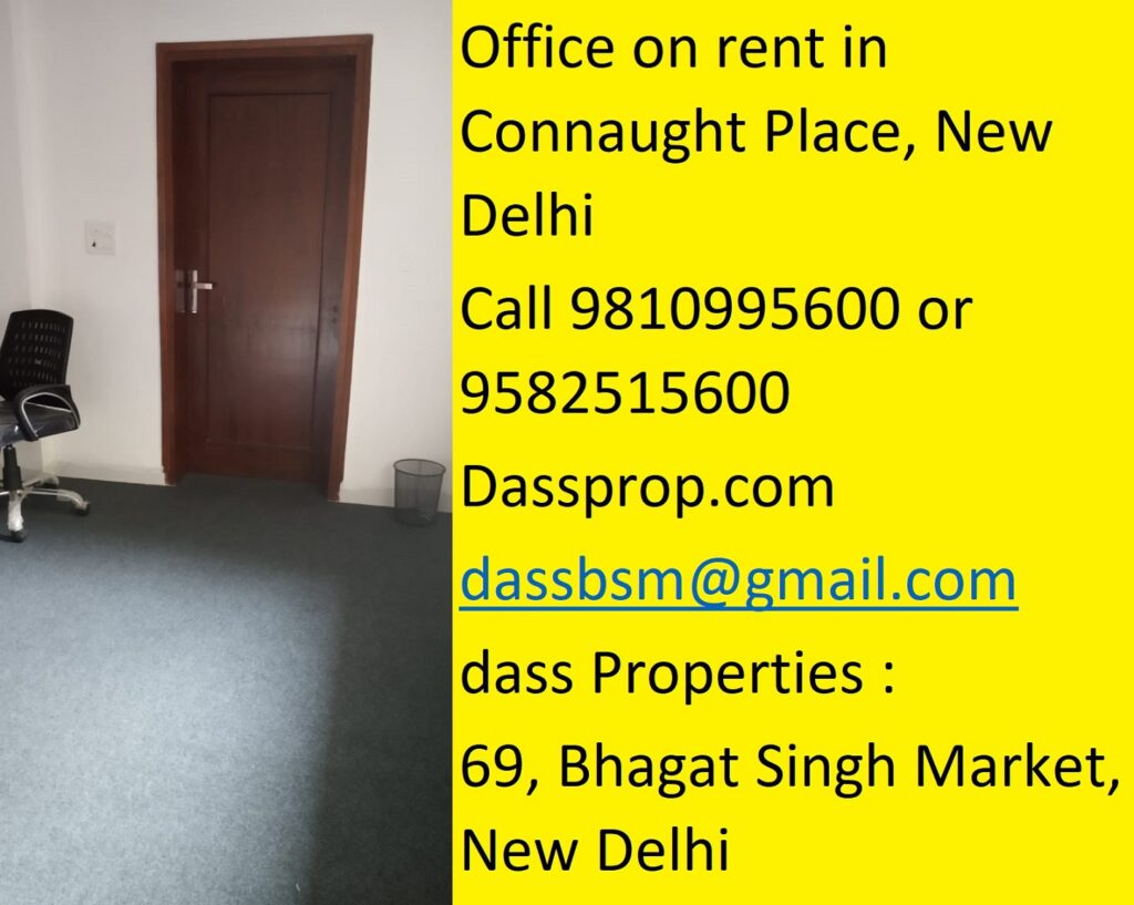 Office on rent in tolstoy marg, CP, Near janpath Metro Station,New Delhi