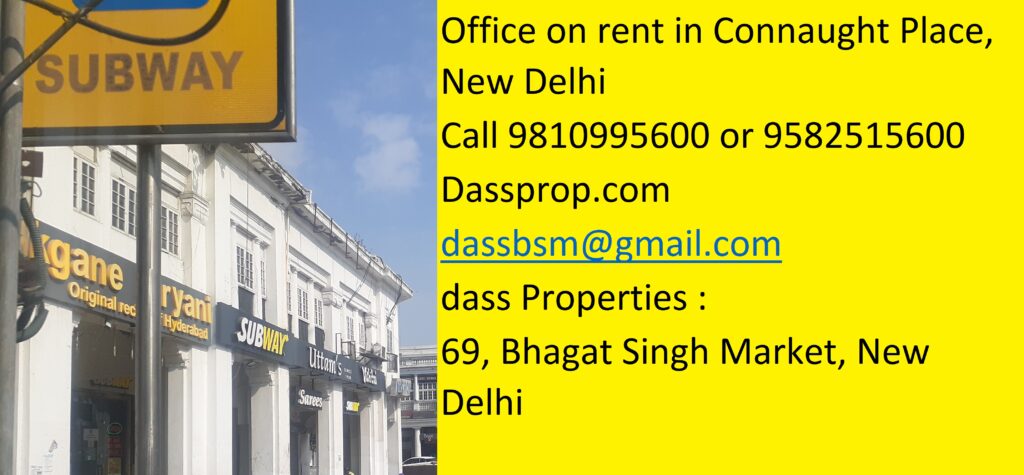 Office space on rent in Connaught Place inner circle , New Delhi