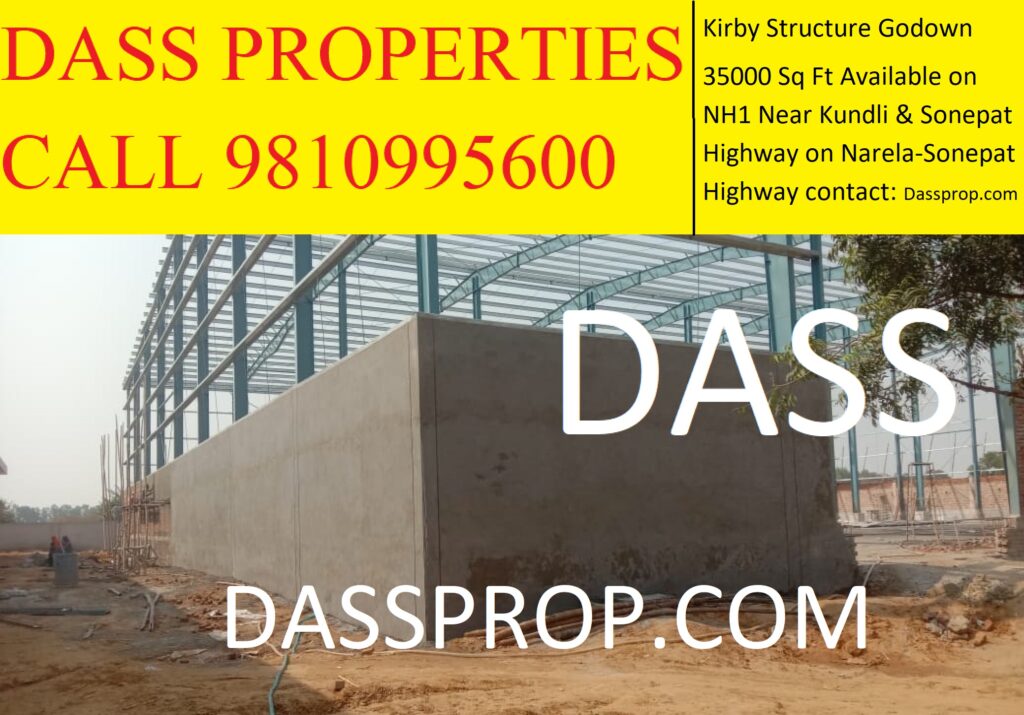 Warehouse for rent on Highway NH1