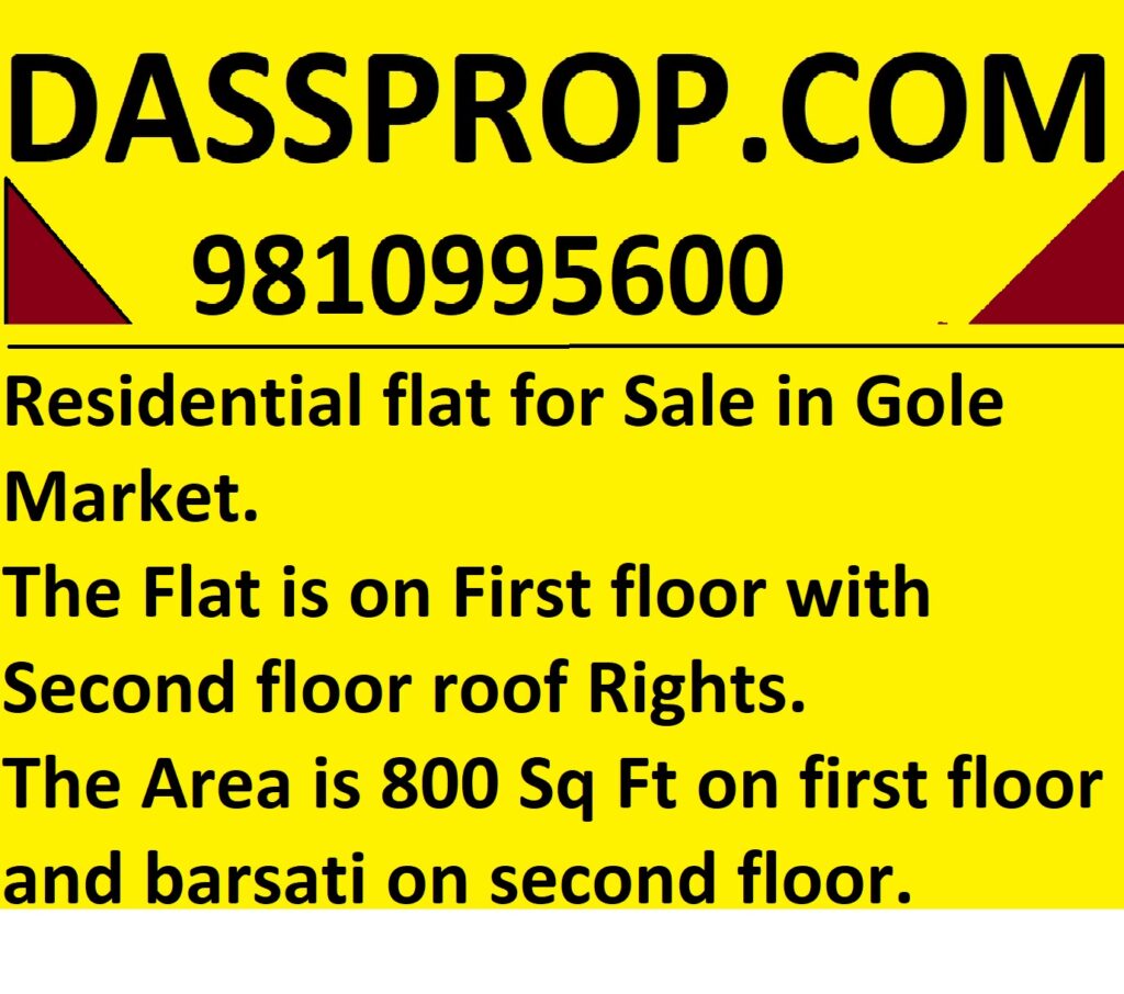 Residential flat for Sale in Gole Market