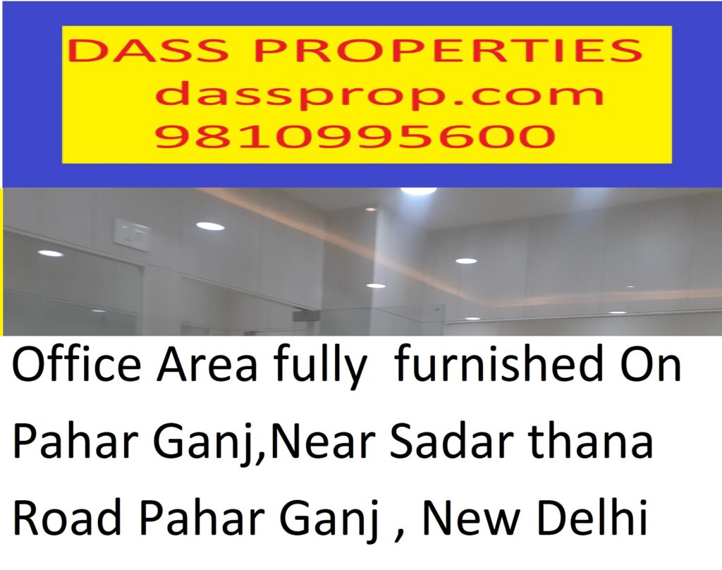 Furnished Office for rent in pahar Ganj ,new Delhi