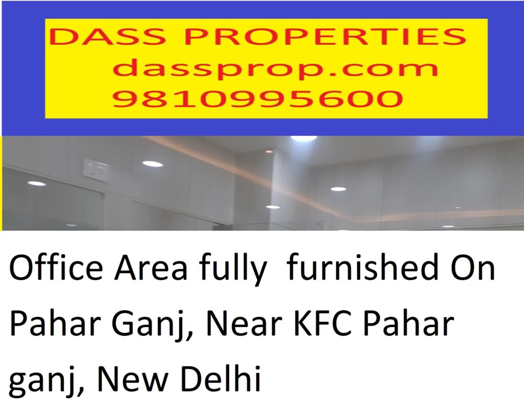 Space for Office for rent in pahar Ganj ,new Delhi