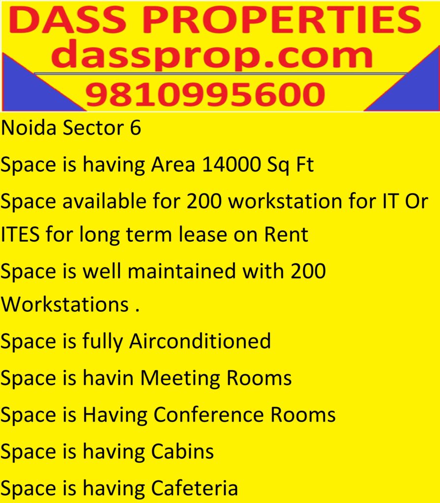 ITES & IT SPACE IN SECTOR-6 NOIDA