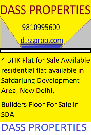 Flat For Sale in Safdurjung Development Area