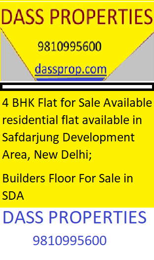 For Sale Flat in Safdarjung Development Area