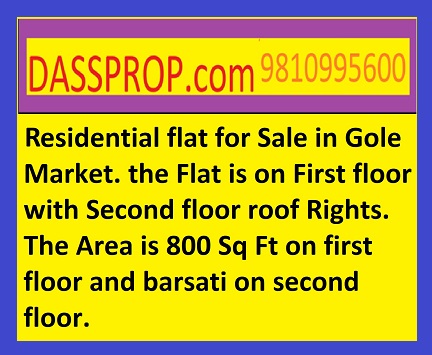 Shop for rent in gole Market, New Delhi