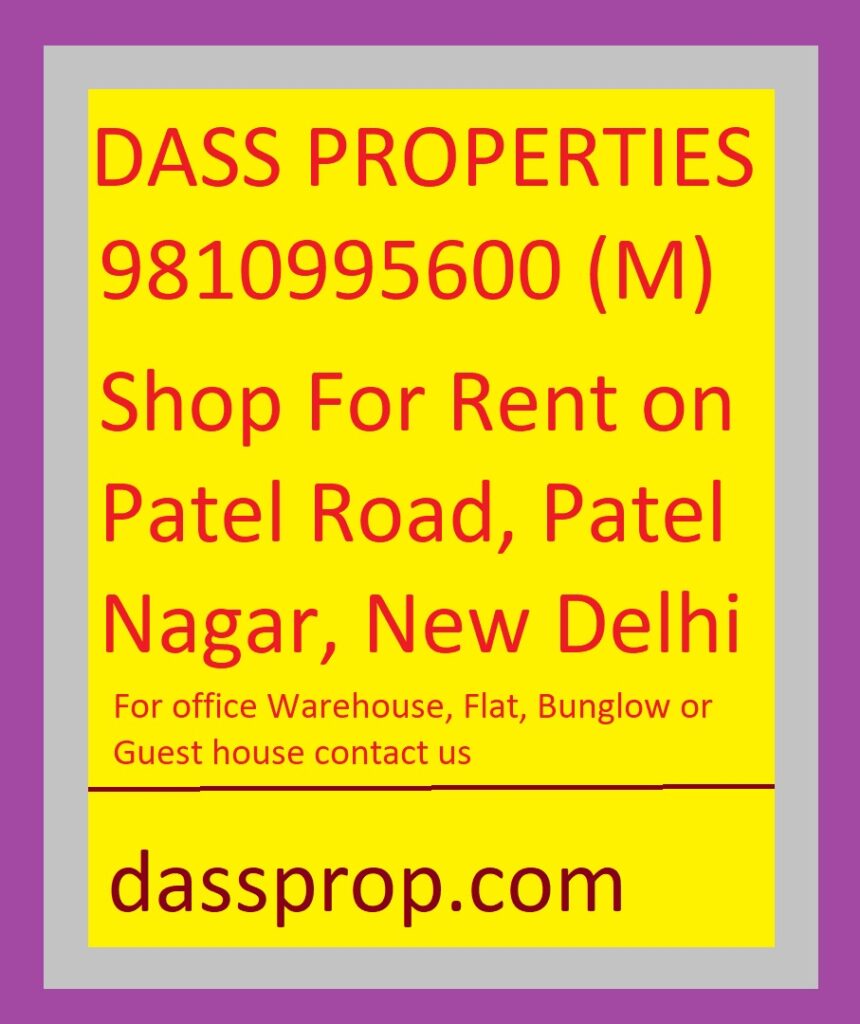 Apartment available in East Patel Nagar on Rent