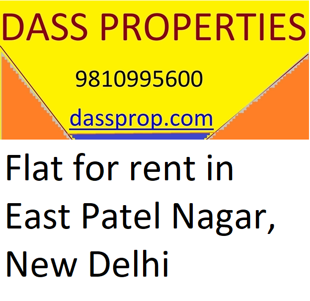 Flat for Rent in East Patel Nagar