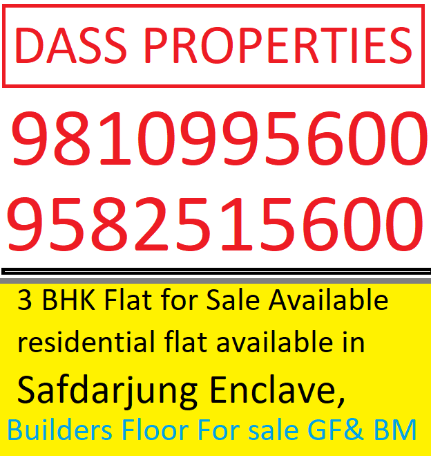 flat for sale in Safdurjung Enclave