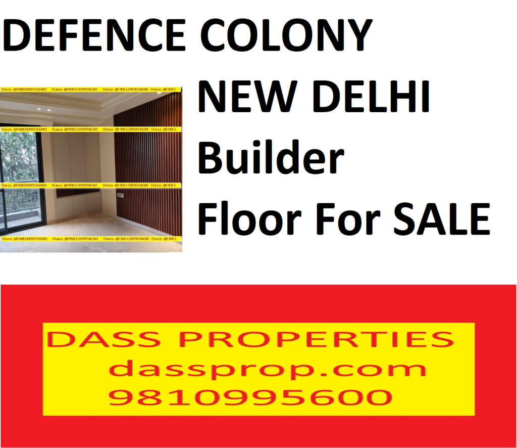 Flat for sale in Defence colony delhi