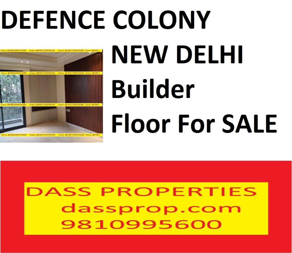 Floor For Sale in Defence Colony Delhi