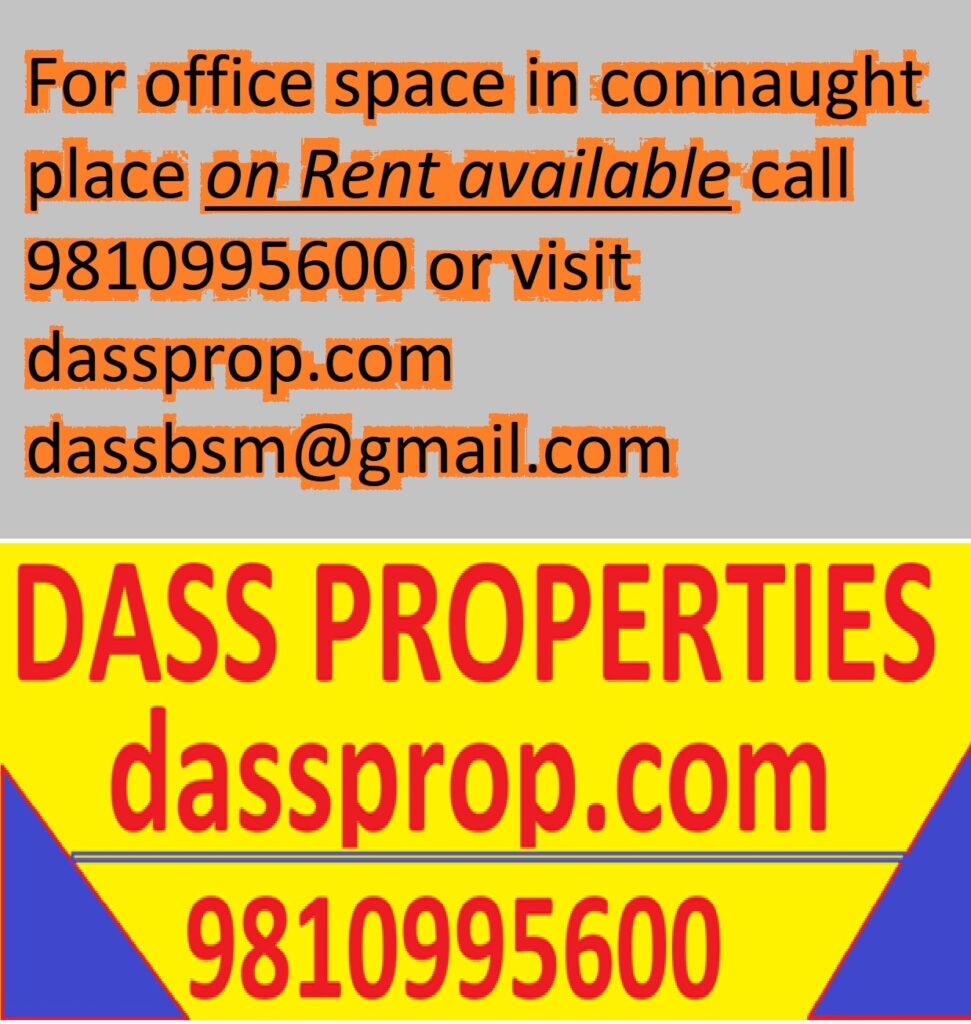 Office space for rent on barakhambha road, Connaught Place, New Delhi