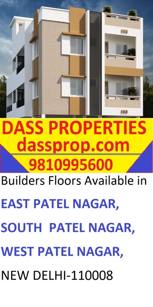 Builders Floor in East Patel Nagar