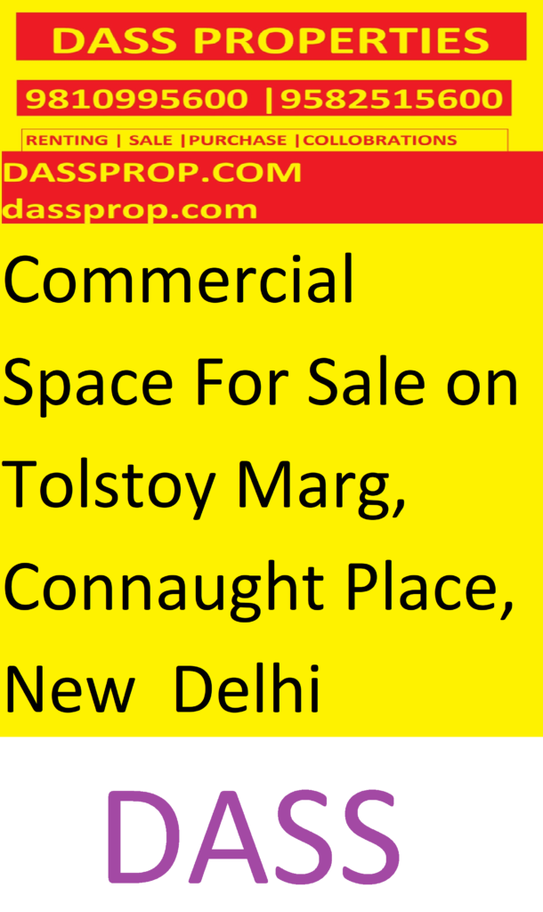 Commercial Space For Sale on Tolstoy Marg, Connaught Place, New Delhi