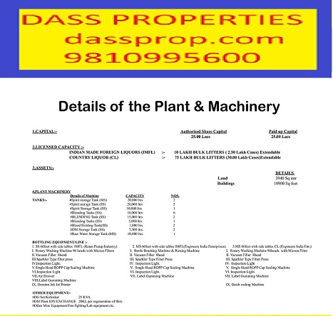 IMFL PLANT FOR SALE IN HP