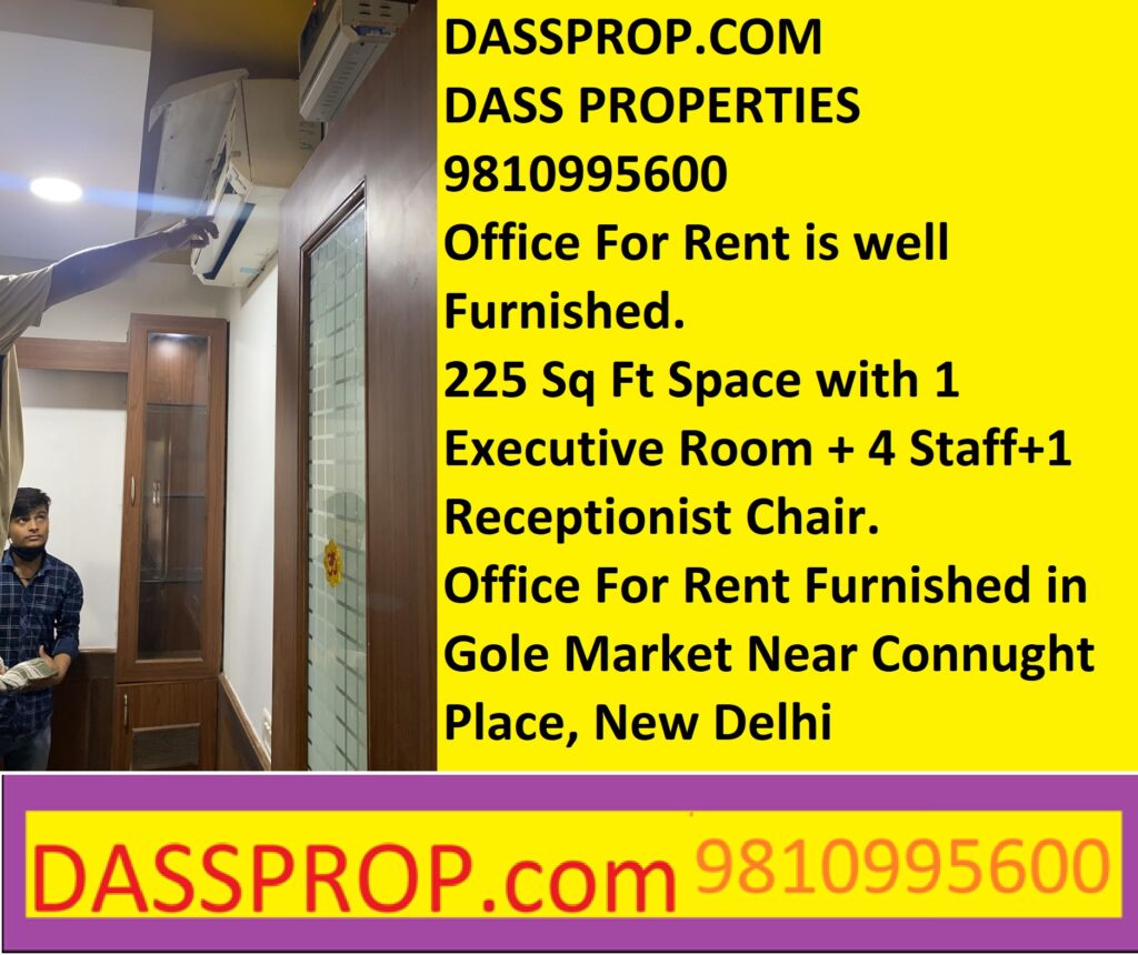 Furnished Small Office on Rent in Gole Market