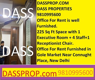 Office For Rent Furnished in Gole Market Near Connught Place, New Delhi