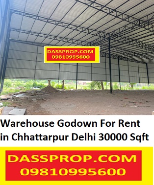 Warehouse for Rent in Chhattarpur 30000sqft