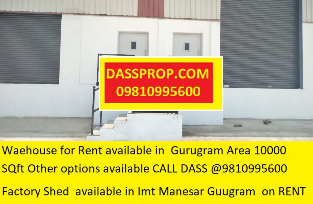 Factory Shed for Rent in imt manesar Gurugram