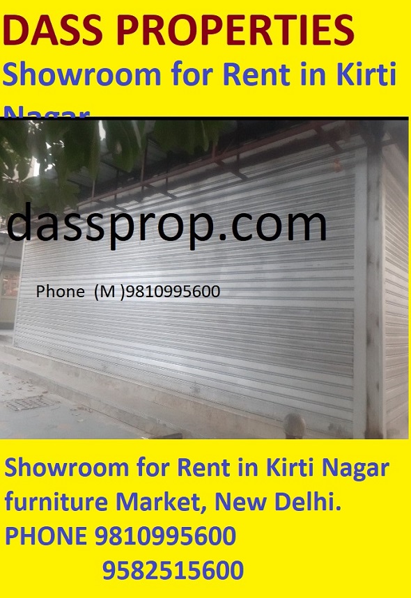 Shop or Rent in Kirti Nagar Furniture Market, New Delhi; commercial office space for rent in Kirti Nagar