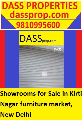 Showrooms for Sale in Kirti Nagar furniture market;Showroom For Rent in Kirti Nagar Delhi West;