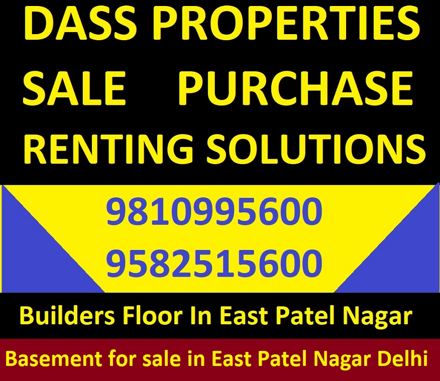 Basement for sale in East Patel Nagar