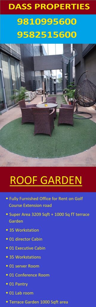 Fully Furnished Office for Rent on Golf Course Extension road GURGRAM;