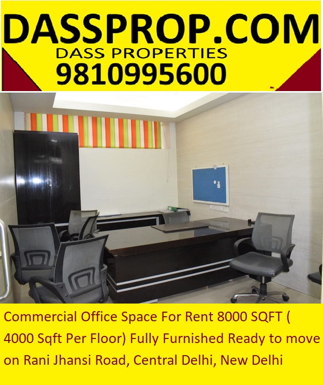 Commercial Office Space For Rent Rani Jhansi Road, Central Delhi, New Delhi